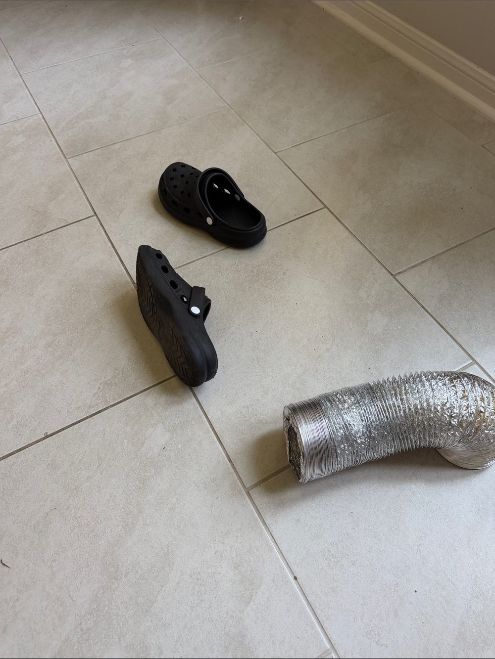 Kids Black Slip-On Clog Sandals with Back Strap